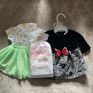 🆕Wonder nation Newborn dress , bodysuits premmie,